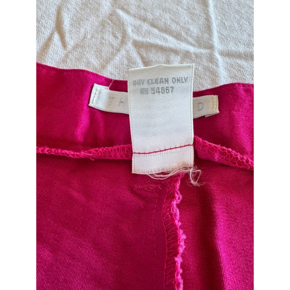 The Limited Vintage 80s Stirrup Pants Bright Pink Rayon Blend Spandex Stretch 10 - Picture 7 of 7